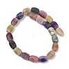 Natural Weathered Agate Beads Strands G-NH0047-B07-02-3