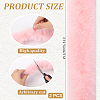 2Pcs Faux Fur Chenille Stick Fabric Roll for Christmas Tree Decor or Wreath Bows Craft FIND-CY0001-48A-2