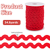 50M Polyester Wave Ribbon OCOR-AR0001-93-2