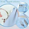 Suede Fabric Silver Polishing Cloth AJEW-WH0678-12B-5
