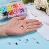 300Pcs 10 Colors Plastic Beads OACR-CJ0001-13-5