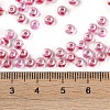 Transparent Inside Colours Glass Seed Beads SEED-A032-04K-4