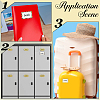 PVC Self Adhesive Stickers DIY-WH20007-64G-5