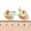 304 Stainless Steel Stud Earrings EJEW-U051-02G-5