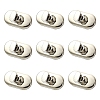 10 Sets Alloy Bag Tuck Lock Clasp FIND-YW0011-21P-1