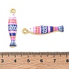 Printed Brass Pendants KK-CBA42CA-03G-02-3