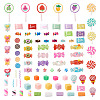 180Pcs 18 Style Resin Cabochons CRES-FW0001-02-4