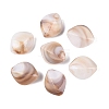 Two Tone Opaque Plastic Beads KY-N025-55-1