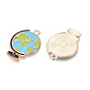 Alloy Enamel Pendants ENAM-Q004-01KCG-20-2