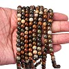Natural New Ocean Jasper Bead Strands G-G954-01-6mm-3
