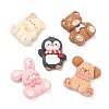 Animal Opaque Resin Cabochons CRES-A061-03-2