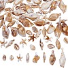 64Pcs 8 Styles Acrylic Pendants OACR-PH0004-45-1