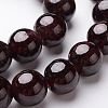 Round Natural Garnet Beads Strands G-D751-10mm-4