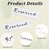 Acrylic Reserved Hanging Signs HJEW-PH01556-4