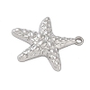 304 Stainless Steel Pendants STAS-K312-09B-P-2
