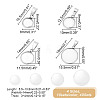 ARRICRAFT 40Pcs 4 Styles 304 Stainless Steel Pendant Cabochon Settings FIND-AR0004-27-2