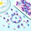 180Pcs 3 Colors Opaque Acrylic European Beads Beads SACR-FS0001-53-5