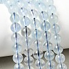 Natural Aquamarine Beads Strands G-G344-A07-6mm-1