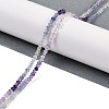 Gradient Color Natural Colorful Fluorite Beads Strands G-H071-A04-01-2