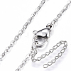 304 Stainless Steel Pendant Necklaces NJEW-G287-15P-3