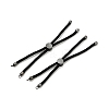 Half Finished Twisted Milan Rope Slider Bracelets LS-FIND-G032-01B-06-1