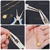 Brass Twister Clasps KK-BBC0025-17A-G-4