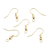 Brass Earring Hooks KK-C024-18KCG-1