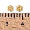 Brass Bead Caps KK-C260-08G-2