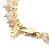 Natural Faceted Agate Beaded Necklace & Bracelet Set X-SJEW-JS01208-12