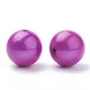 Spray Painted Acrylic Beads MACR-Q154-18mm-012-2