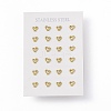 PVD Vacuum Plating 304 Stainless Steel Hollow Out Heart Stud Earrings for Women EJEW-P212-12G-3