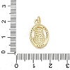 Brass Micro Pave Cubic Zirconia Pendants KK-K368-02A-G-3