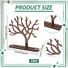 Tree Shaped Wood Jewelry Earring Display Stands DJEW-WH0816-002-4