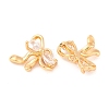 Brass Micro Pave Cubic Zirconia Charms KK-S389-03G-04-2