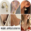 24Pcs 12 Styles Brass Micro Pave Cubic Zirconia Pendants KK-PH0012-97-5