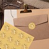 34 Sheets Self Adhesive Gold Foil Embossed Stickers DIY-WH0509-085-6