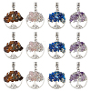 SUPERFINDINGS 32Pcs 4 Style Alloy European Dangle Charms G-FH0001-48-1