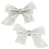 Big Bowknot Decorative Organza Embroidered Collar Trim AJEW-WH0518-41A-1