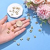 304 Stainless Steel Charms STAS-YW0004-01G-5