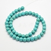 Synthetic Turquoise Beads Strands X-TURQ-F007-01B-4mm-3