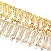 Glass Rhinestone Cup Chains FIND-WH0001-12-1