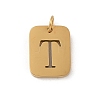 304 Stainless Steel Charms LS-STAS-R001-01G-T-1