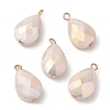 Imitation Jade Glass Pendants KK-Q777-02G-03-3