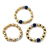 304 & 201 Stainless Steel with Clay Bracelets BJEW-D314-01-2