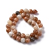 Round Natural Multi-Moonstone Beads Strands G-I176-09-10mm-8