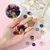 80Pcs 8 Colors Epoxy Resin European Beads RPDL-YW0001-16-5