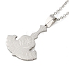 Non-Tarnish 201 Stainless Steel Pendant Necklaces LS-NJEW-G118-04P-1