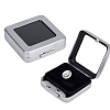2Pcs 2 Styles Stainless Steel Loose Diamnond Gemstone Display Boxes CON-GA0001-24MP-1