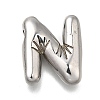 304 Stainless Steel Pendants STAS-S166-01P-14-1