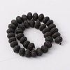 Synthetic Lava Rock Bead Strands G-N0092-18-2